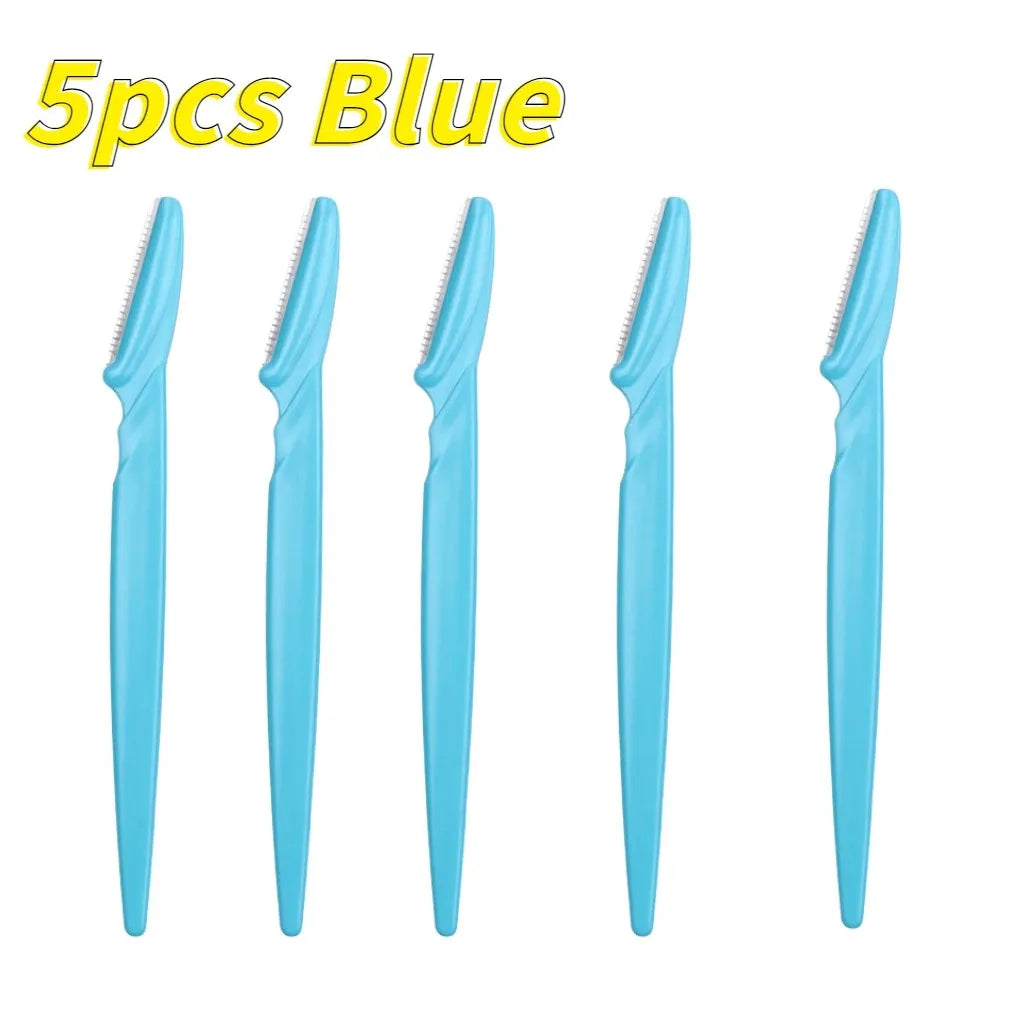 1/3/5/10Pcs Eyebrow Trimmer Face Blade Shaver Portable Eye Brow Epilation Hair Removal Safety Eyebrow Cutting Woman Makeup Tools