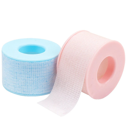 1 Pc Pink Blue Non-woven Medical Silicone Gel Tape Grafted False Lash Under Eye Pad Patch Eyelash Extension Female Makeup Tools
