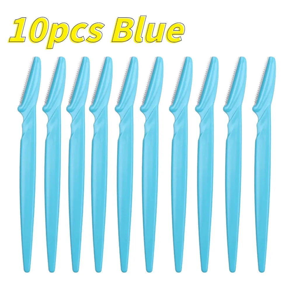 1/3/5/10Pcs Eyebrow Trimmer Face Blade Shaver Portable Eye Brow Epilation Hair Removal Safety Eyebrow Cutting Woman Makeup Tools