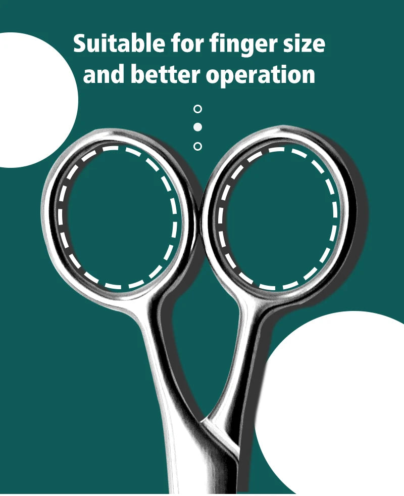 1Pcs Women Man Silver Scissors Eyebrow Cutter Hair Remover Stainless steel Makeup Tools Beauty Tool Eyebrow Scissors New Fashion
