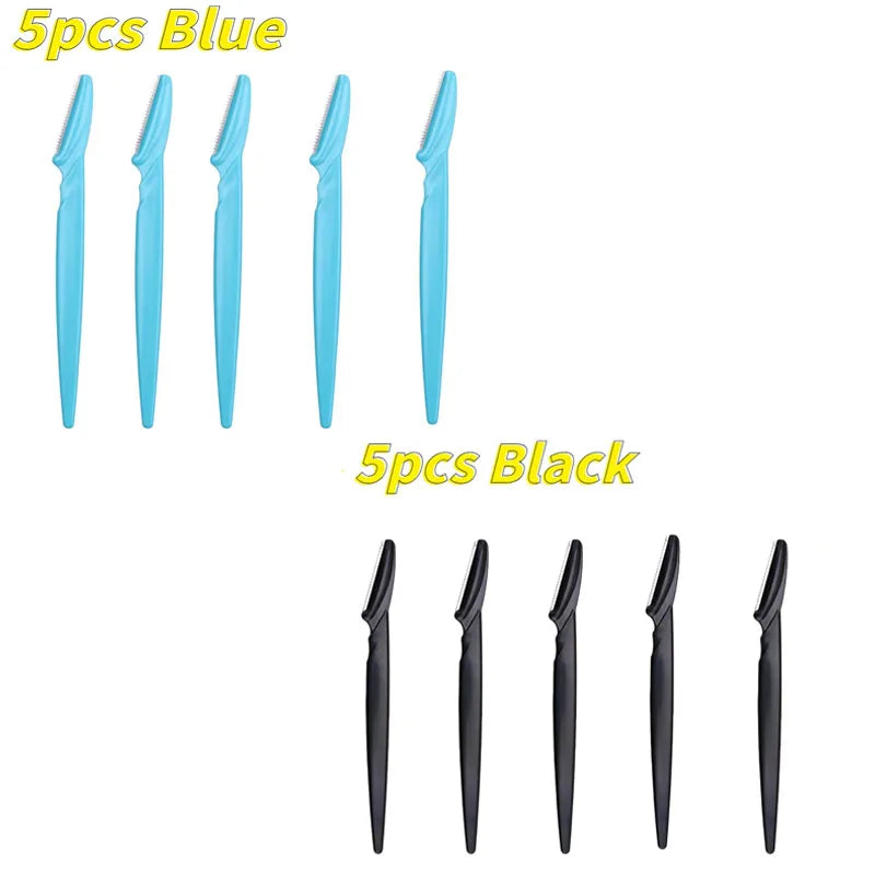 1/3/5/10Pcs Eyebrow Trimmer Face Blade Shaver Portable Eye Brow Epilation Hair Removal Safety Eyebrow Cutting Woman Makeup Tools