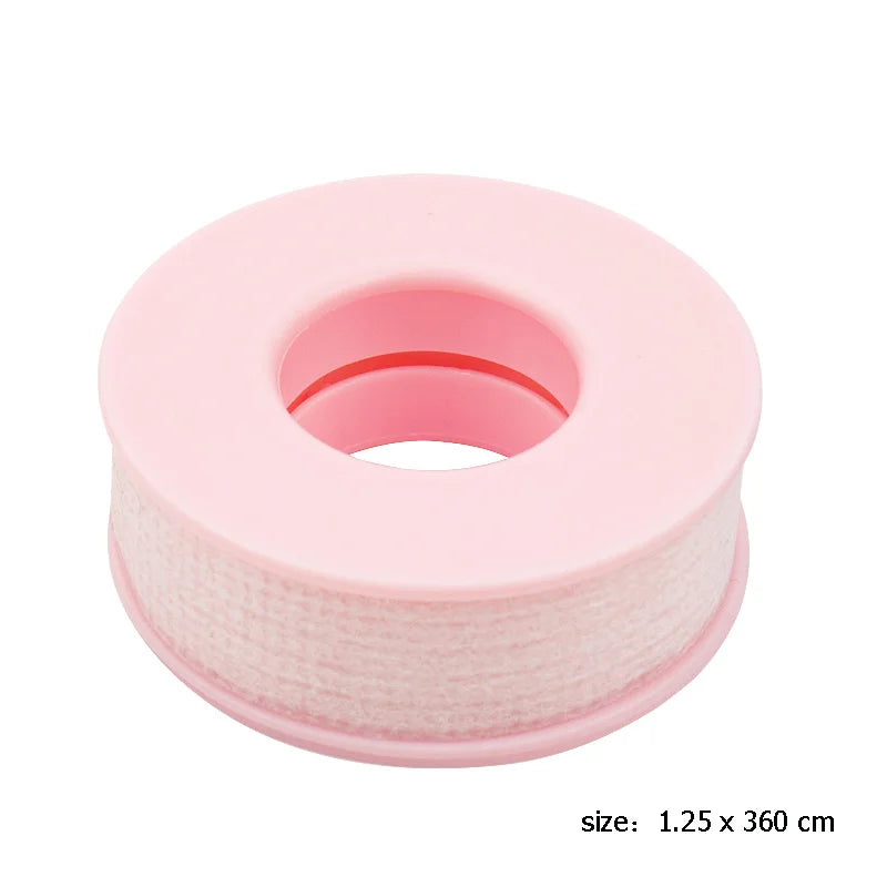 1 Pc Pink Blue Non-woven Medical Silicone Gel Tape Grafted False Lash Under Eye Pad Patch Eyelash Extension Female Makeup Tools