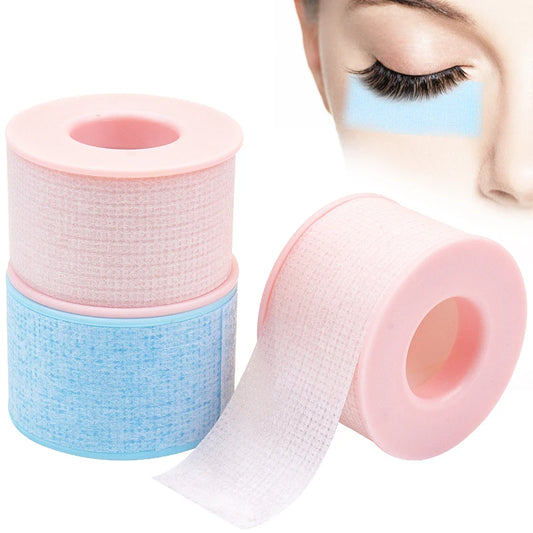 1 Pc Pink Blue Non-woven Medical Silicone Gel Tape Grafted False Lash Under Eye Pad Patch Eyelash Extension Female Makeup Tools